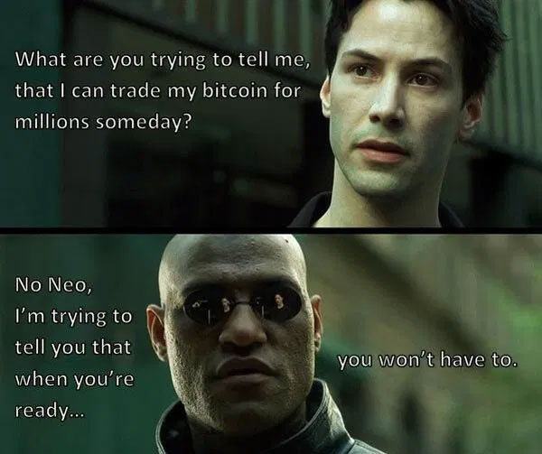 cena bitcoinu BTC / USD meme