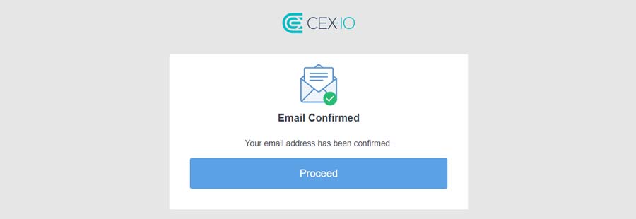 Correo electrónico CEX.io